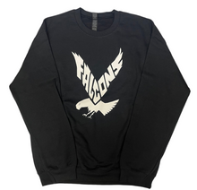 Load image into Gallery viewer, Crewneck Sweatshirt Falcons - Black
