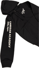 Load image into Gallery viewer, Falcon Zip-Up Hoodie - Black
