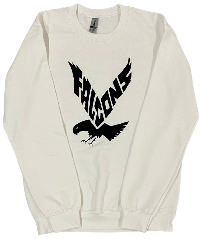 Crewneck Sweatshirt Falcons - White